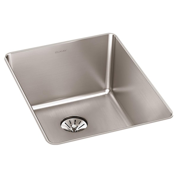 Lustertone Iconix 16Ga Ss 16.5X20.5X9 Single Undermt Sink W Perfect Drain